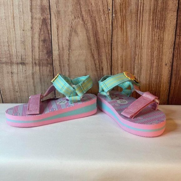 LOL Surprise Sandals Girls 7/8 EVA Pink Purple - Picture 3 of 3